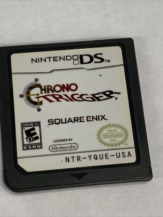 Nintendo Ds Chrono Trigger Authentic.  Cartridge Only Rare