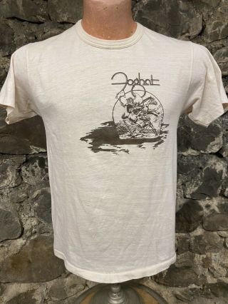 Rare Vintage Foghat 1978 World Tour Concert T Shirt Single Stitch 70s Tee