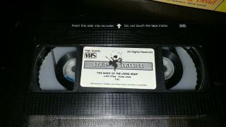 Night of the Living Dead (Rare Star Classics VHS) 2