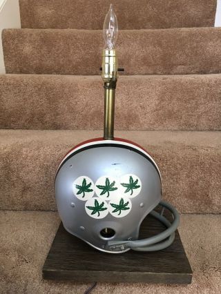 Vintage Riddell Kra - Lite Football Helmet Lamp Ohio State Buckeyes Very Rare