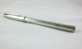 Ebos 925 Silver Ballpoint Pen Shell Gas Advert - Very Rare Collectible