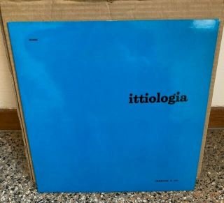 Ittiologia Lp Mega Rare 1973 1st Press Alessandroni Tommasi Library Holy Grail