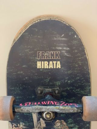 Rare Santa Monica Airlines Frank Hirata Slick Vintage Skateboard 4