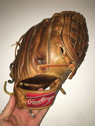 RARE Rawlings Heart Of the Hide Glove PRO1000 - B OCTOBER 1990 HORWEEN Relaced 3