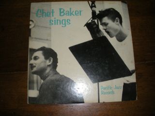 Rare 1954 Vinyl Chet Baker Sings,  Pacific Jazz Records,  10 " 33 1/3 Rpm