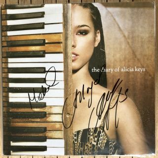 Alicia Keys The Diary Of Rare Signed Vinyl 2lp Record Autographed