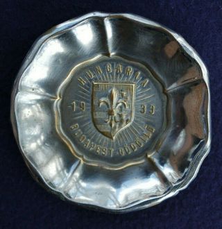 1933 - World Scout Jamboree - Souvenir Metal Pin Dish / Ash Tray - Rare