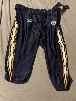 2006 San Diego Chargers Game Worn Issued Player Pants Nfl Reebok Rare Size 46
