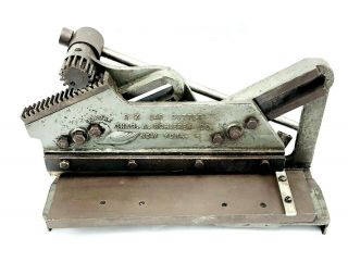 Rare Vintage Duxbak Ez Lap Cutter 12” Bade Metal Shear Cutting Brake Usa