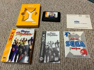 Great Shape Virtua Fighter Sega Genesis 32x 100 Complete Virtual Rare
