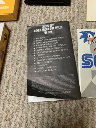 Great Shape Virtua Fighter Sega Genesis 32X 100 Complete Virtual RARE 3