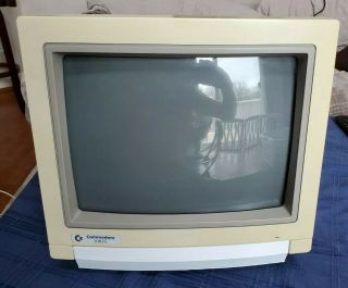 Rare Vintage Commodore 1084s Monitor For Amiga Computer 1084 S - Great
