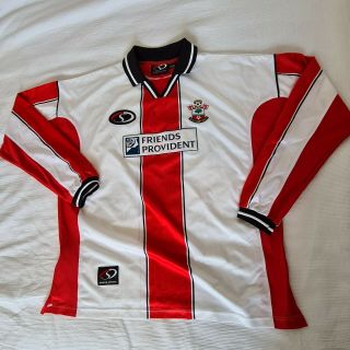 Rare Southampton Fc Longsleeve Home Football Shirt 1999 - 01 Xxl | Vgc