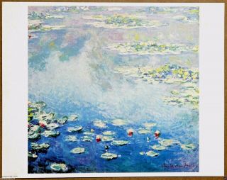 Claude Monet Waterlilies Rare Vintage 1st Limited Ed 1960 Lithograph