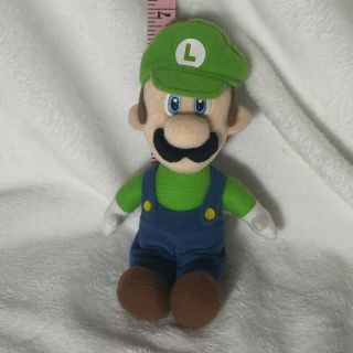Rare Luigi Mario Party 5 Sanei Japan 2003 Hudson 7” Plush