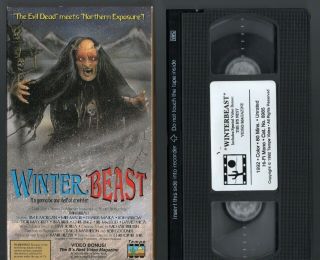 Oop Winterbeast Vhs Tempe Video Rare Indie Regional Horror B 