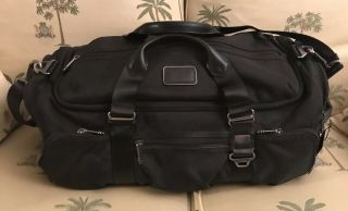 Rare Tumi Alpha Bravo Mcguire Duffel/gym Bag/carry - On Black,  Style 22350dh