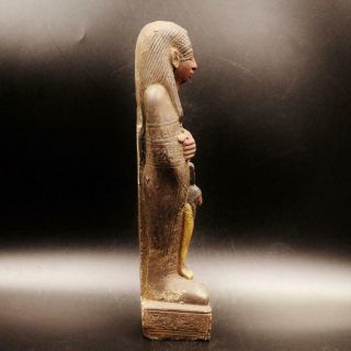 XXL_RARE Antique Egyptian Faience Ushabti (Shabti) Statue Figure.  ANCIENT EGYPT 5