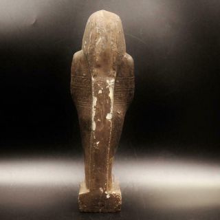 XXL_RARE Antique Egyptian Faience Ushabti (Shabti) Statue Figure.  ANCIENT EGYPT 6