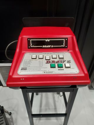 Rare 1981 Draw 5 Coin Op Video Poker Bar Top Casino Machine By Computer Kinetics