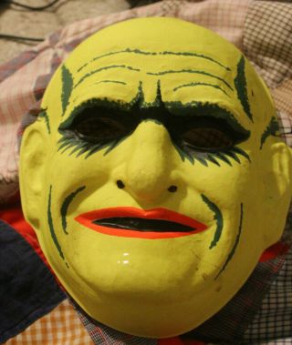 Very Rare Vintage Ben Cooper Uncle Fester Halloween Mask