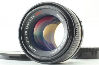 Rare " O " [near Mint] Canon Fd 55mm F/1.  2 S.  S.  C.  Ssc Mf Lens Fd Mount From Japan