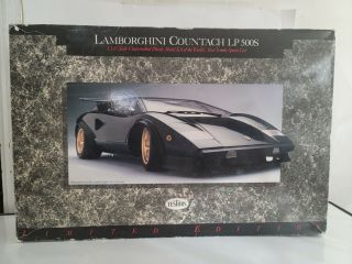 Testors 1/12 Lamborghini Countach Lp500s Doyusha Kit.  1988 Rare Model