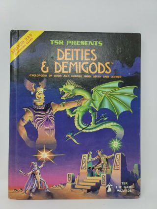 Ad&d 1st Ed Hardback - Deities & Demigods - Very Rare Cthulhu Edition 144 Page