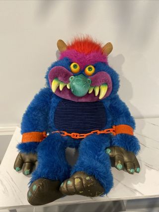 Vintage 1986 My Pet Monster With Handcuffs Rare