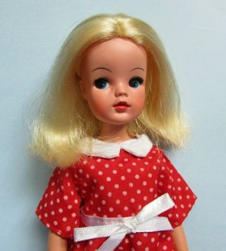 Fab Rare Vintage 1970s Pedigree Sindy Doll With High Colour Make Up & Hard Head