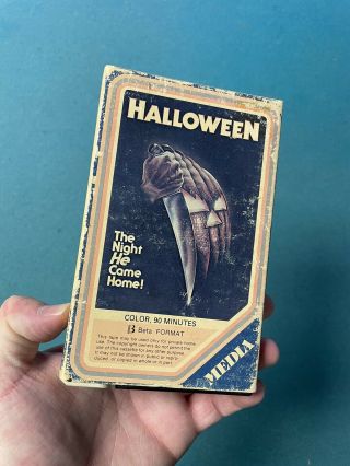 Vintage Halloween 1978 Beta Movie (not Vhs) Rare Horror Betamax Media