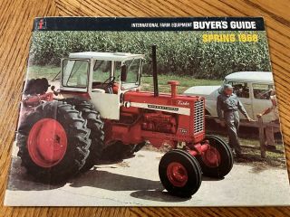 International Harvester Farm Equipment Buyers Guide Brochure 1968 Rare