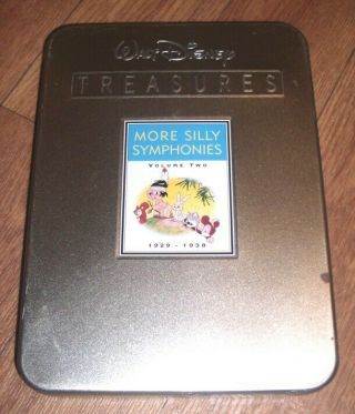 Walt Disney Treasures: More Silly Symphonies 2 - Dvd Set,  Tin (2006) Rare Oop; Us
