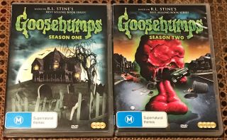 Goosebumps Seasons One/1 & Two/2 Dvds Very Rare R4