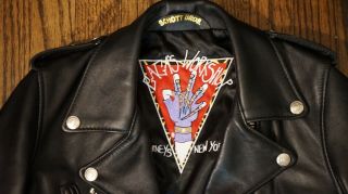 Rare Lady Gaga’s Workshop Leather Jacket Barney’s York Size L For Kids