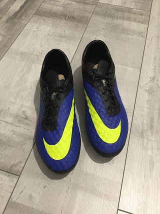 Nike Hypervenom Phantom Fg Football Cleats Boots Acc Vapor Blue Us8.  5 Uk7.  5 Rare