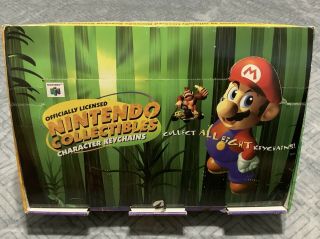 Bd&a Plush Keychain Store Display Box Extremely Rare Nintendo Collectibles