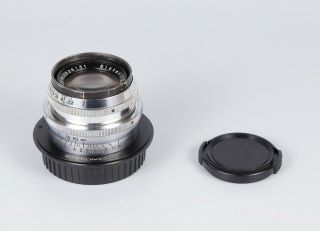 Rare Brass Carl Zeiss Biotar 5.  8cm (58mm) F/2.  0 German Exakta Lens For Canon Ef