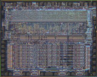 Rare Vintage 4 inch Silicon wafer - The 6502 CPU 2