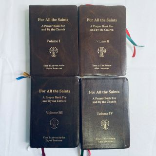 For All The Saints: A Prayer Book For And By The Church 4 Volume Book Set Rare