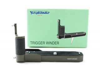 【mint】rare Voigtlander Trigger Winder (olive Color) From Japan ＃18