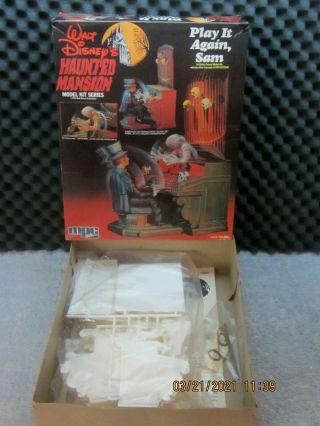 MPC PLAY IT AGAIN SAM DISNEY HAUNTED MANSION MODEL KIT CONTENTS RARE OLD 4