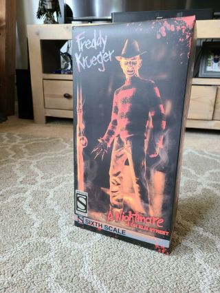 Sideshow 1/6 Freddy Krueger Exclusive Horror Nightmare On Elm Street Rare
