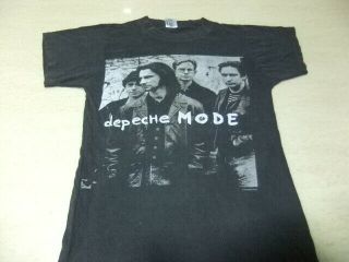Vintage Depeche Mode 90 T Shirt Single Stich Rock Metal Tour Band Concert Rare
