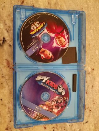 Spy Kids 3 - D: Game Over/The Adventures of Sharkboy and Lavagirl 3D Rare Bluray 3