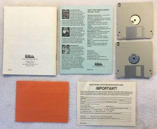 VERY RARE Swords of Twilight by Electronic Arts for Commodore Amiga 3.  5” disks 3