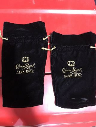 Crown Royal Cask No 16 Bags 1 Liter Rare & 750ml