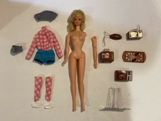 Vintage Barbie Talking Busy Steffie Doll - Rare Tlc &