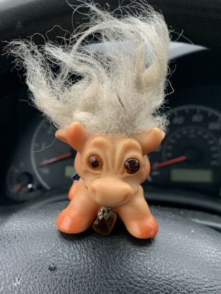 Rare Vintage 1964 Dam Things Cow Troll Horns And Udder