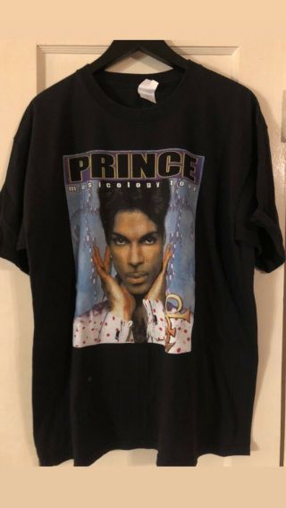 Vintage Prince Concert Musicology 2004 T Shirt Double Sided Rare